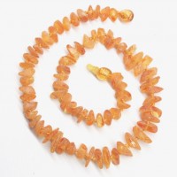 Raw Split Style Honey Teething Necklace