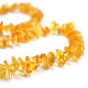 Polished Chips Style Lemon Baltic Amber Teething Necklace / Bracelet Set