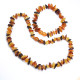Polished Chips Style Multicolored Baltic Amber Teething Necklace / Bracelet Set