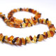 Polished Chips Style Multicolored Baltic Amber Teething Necklace / Bracelet Set