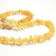 Unpolished Nugget Style Royal Milky Baltic Amber Teething Necklace / Bracelet Set
