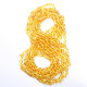 Lot of 10 Polished Baroque Style Lemon Amber Baby Teething Necklace
