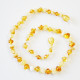 Polished Milky/Honey Amber Baby Teething Necklace