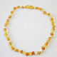 Polished Milky/Honey Amber Baby Teething Necklace