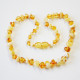 Polished Milky/Honey Amber Baby Teething Necklace
