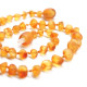 Unpolished Baroque Style Honey Teething Necklace