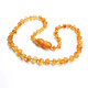 Unpolished Baroque Style Honey Teething Necklace