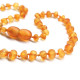 Unpolished Baroque Style Honey Teething Necklace