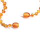 Unpolished Baroque Style Honey Teething Necklace