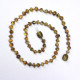 Polished Baroque Style Light Green Amber Baby Teething Necklace