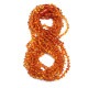 Lot of 10 Polished Baroque Style Cognac Amber Baby Teething Necklace