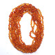 Lot of 10 Polished Baroque Style Cognac Amber Baby Teething Necklace