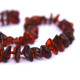 Polished Split Style Dark Cognac Teething Necklace