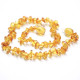 Polished Nuts Style Honey Baltic Amber Teething Necklace