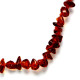 10 Polished Nuts Style Dark Cognac Amber Baby Teething Necklaces