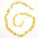 Polished Baroque Style Lemon Adult Healing Necklace