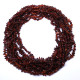 10 Polished Nuts Style Dark Cognac Color Baltic Amber Necklaces