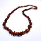 10 Polished Nuts Style Dark Cognac Color Baltic Amber Necklaces