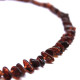 Polished Nuts Style Dark Cognac Color Baltic Amber Necklaces