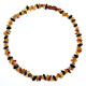 10 pcs Polished Nuts Style Multicolor Baltic Amber Necklaces