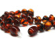 Polished Baroque Style Dark Cognac Baltic Amber Adult / Mom Bracelet