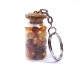 Key-ring With Amber In The Bottle