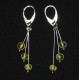 Polished Lemon Baltic Amber  Earrings 