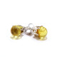 Yellow Baltic Amber Stud Earrings