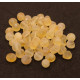 Unpolished baroque style amber lose beads in lemon color 4-6.5 mm