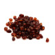 Polished baroque style amber lose beads in dark cognac color 4-6.5 mm