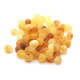 Unpolished Baroque-Shaped Amber Beads – Mixed Colors 4-6.5 mm
