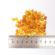Polished baroque style amber lose beads in honey color 4-6.5 mm