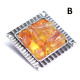 Silver Color Brooch / Pin With Multi Color Baltic Amber Pieces