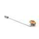 Silver Color Pin With Multi Color Baltic Amber Pieces