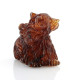 Hand-Carved Baltic Amber Bear Figurine (22.6 g)