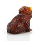 Hand-Carved Baltic Amber Bear Figurine (22.6 g)
