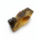 Hand-Carved Greenish Baltic Amber Owl Figurine