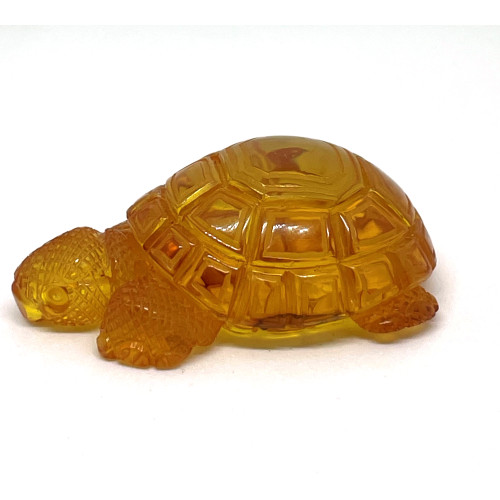 Baltic Amber Figure Of Turtle