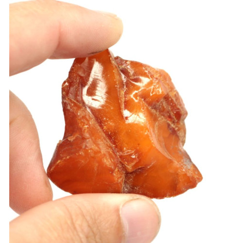Egg Yolk / Butterscotch color Raw Rough Natural Baltic Amber piece 17g