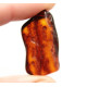 Dark Cognac Polished Baltic Amber Stone (2.6 g)