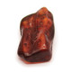 Dark Cognac Polished Baltic Amber Stone (2.6 g)