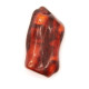 Dark Cognac Polished Baltic Amber Stone (2.6 g)