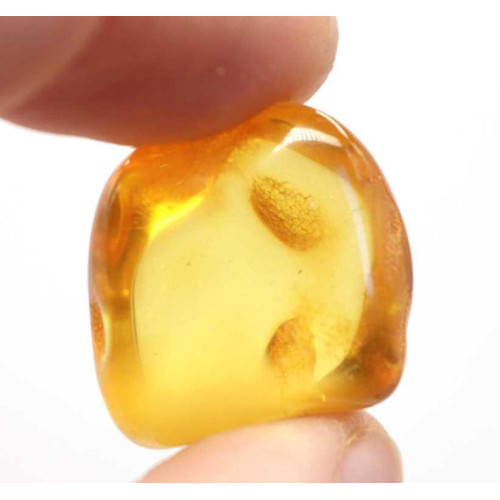 Polished Honey Baltic Amber Stone – Natural Loose Amber 3.7g