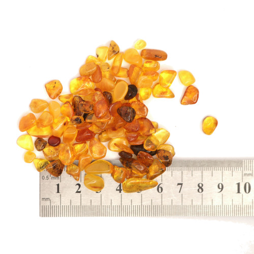 Polished Loos Baltic Amber Pieces Multiple Colors -8 - 16 mm