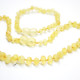 Unpolished Baroque Style Lemon Baltic Amber Teething Necklace / Bracelet Set