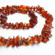 Polished Nuts Style Dark Cognac Baltic Amber Teething Necklace / Bracelet Set