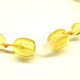 Polished Baroque Style Rainbow  Baltic Amber Baby Teething Necklace