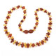 Raw Unpolished Cognac & Butterscotch Baltic Amber Baby Necklace