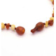 Raw Unpolished Cognac & Butterscotch Baltic Amber Baby Necklace