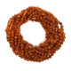 Unpolished Baroque Style Cognac Color Amber Baby Teething Necklace 10pcs